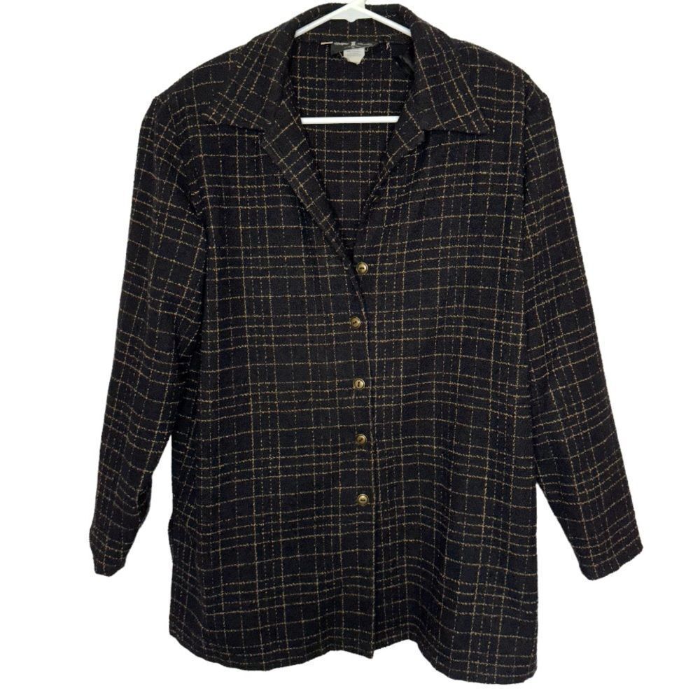 Unique Boutique - Plaid Blazer